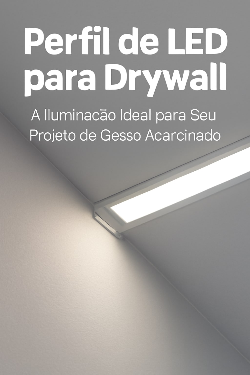 Perfil de LED para drywall