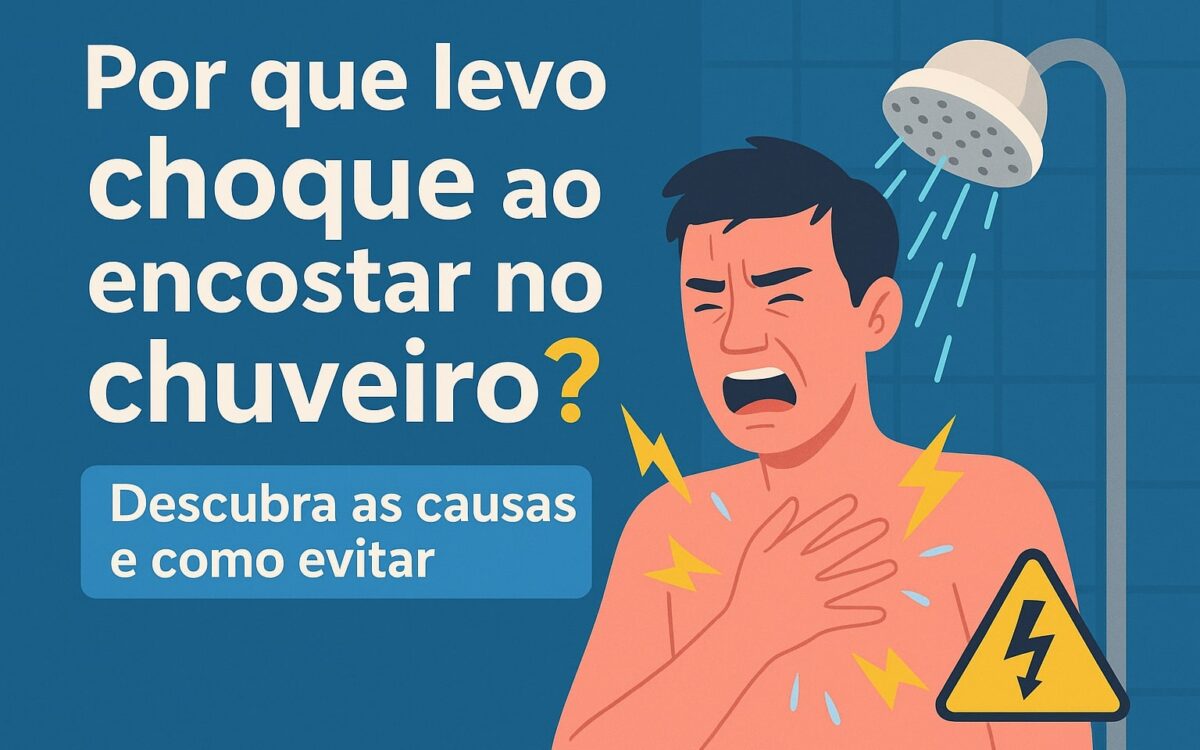 É normal o chuveiro dar choque?