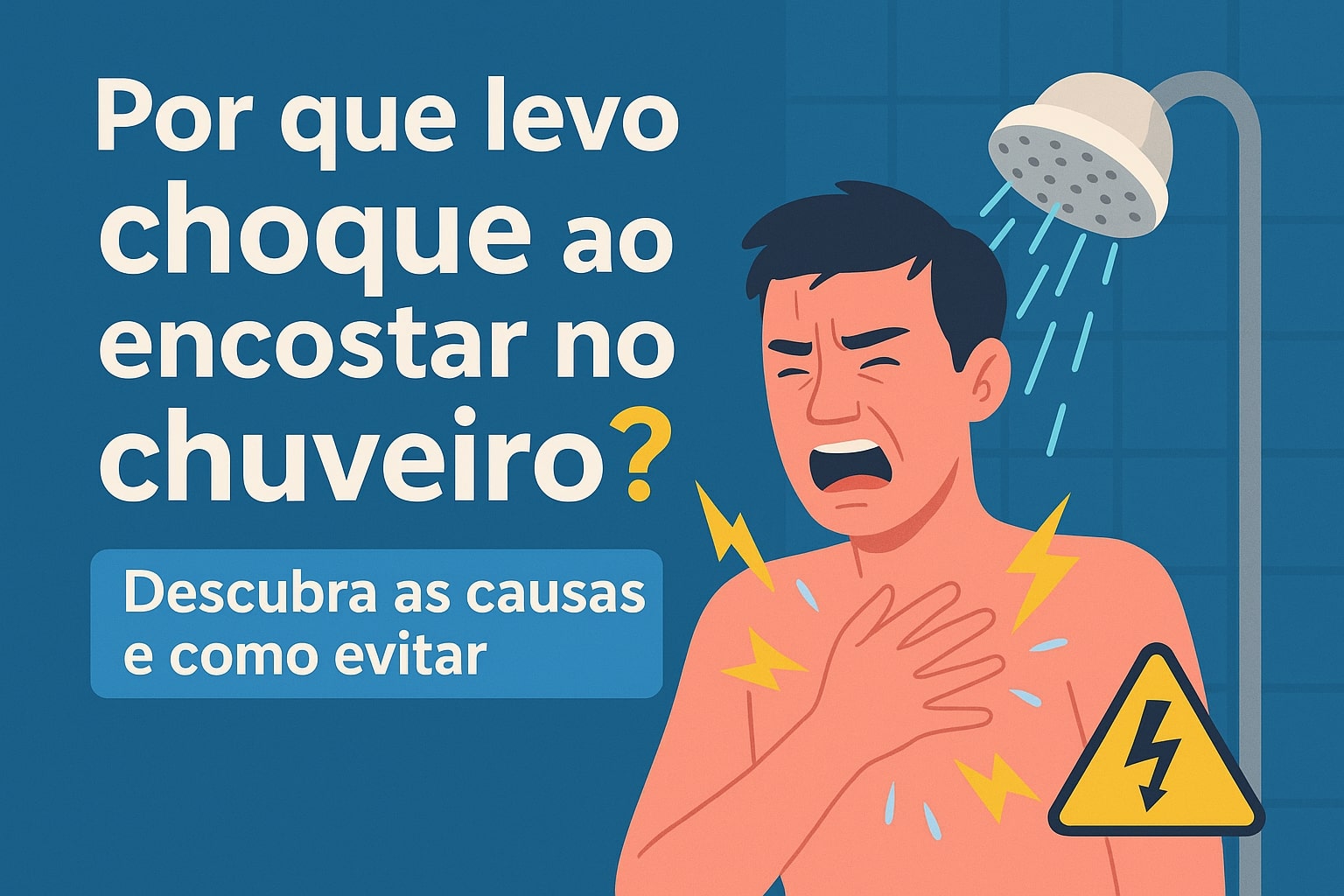 É normal o chuveiro dar choque?