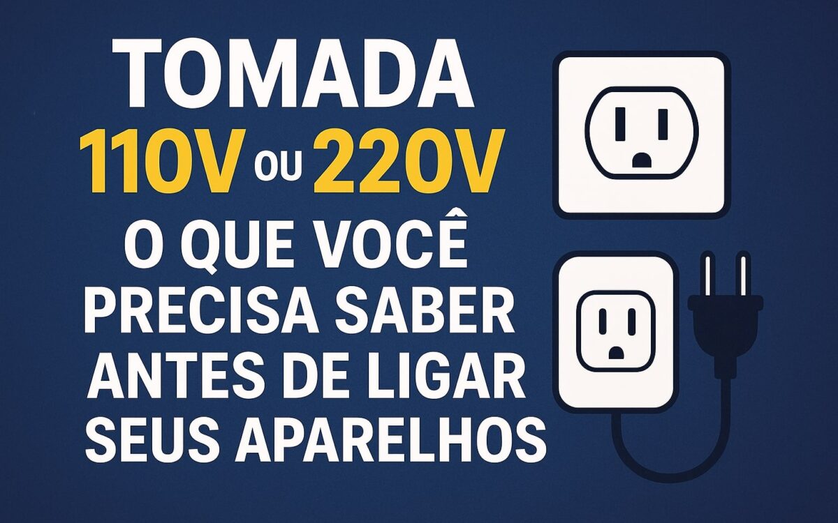 qual a diferença entre tomada 110v e 220v